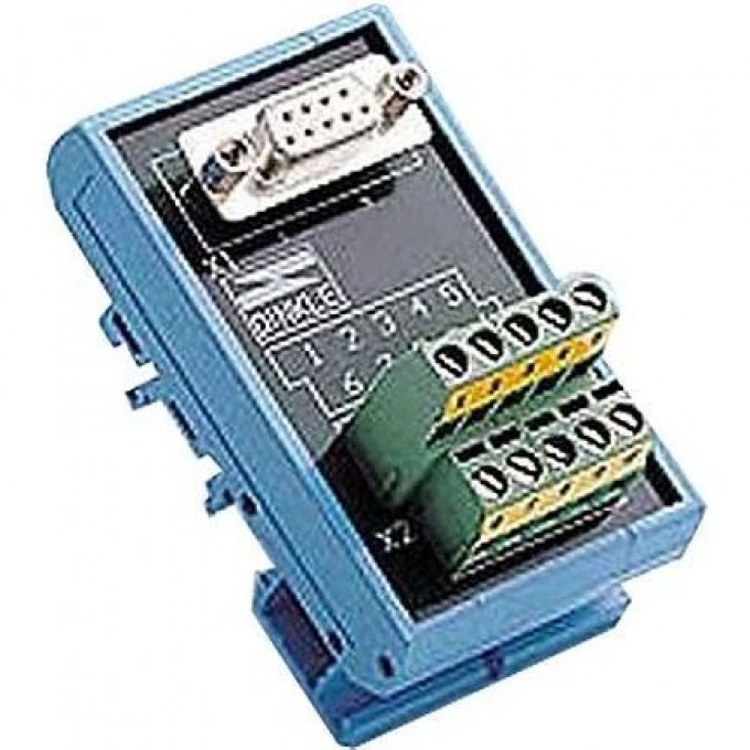 Клеммный адаптер ADVANTECH для монтажа на DIN-рейку с разъемами DB9 Female ADAM-3909-AE