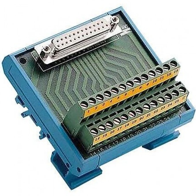 Клеммный адаптер ADVANTECH с разъемами DB25 Female и винтовыми клеммами ADAM-3925-AE