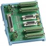 Клеммный адаптер ADVANTECH для монтажа на DIN-рейку с разъемами 100-pin SCSI II ADAM-3955-AE