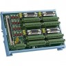 Клеммный адаптер ADVANTECH для монтажа на DIN-рейку с винтовыми клеммами и 100-pin SCSI II ADAM-3956-AE