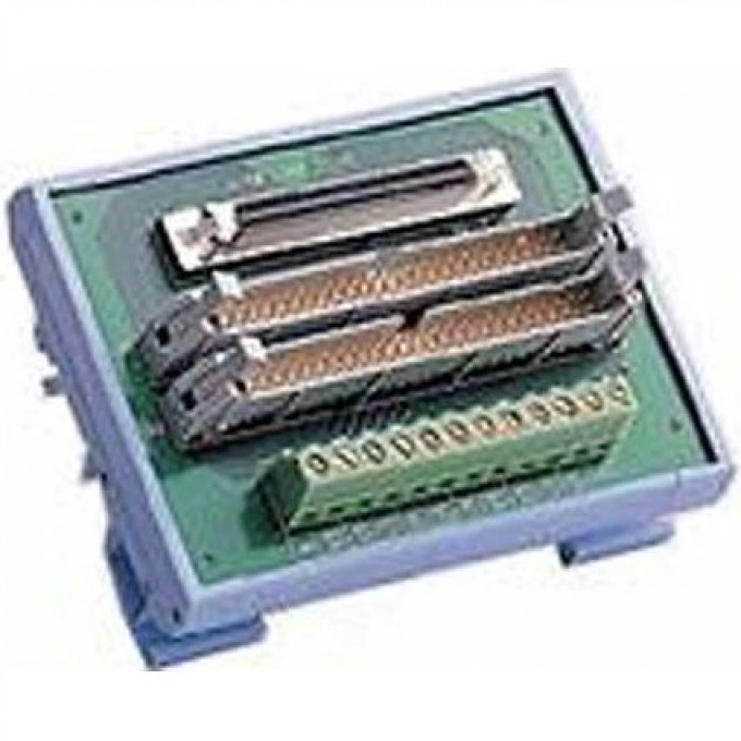 Клеммный адаптер ADVANTECH для монтажа на DIN-рейку с разъемами 68-pin SCSI-II и 20-pin ADAM-3968-AE