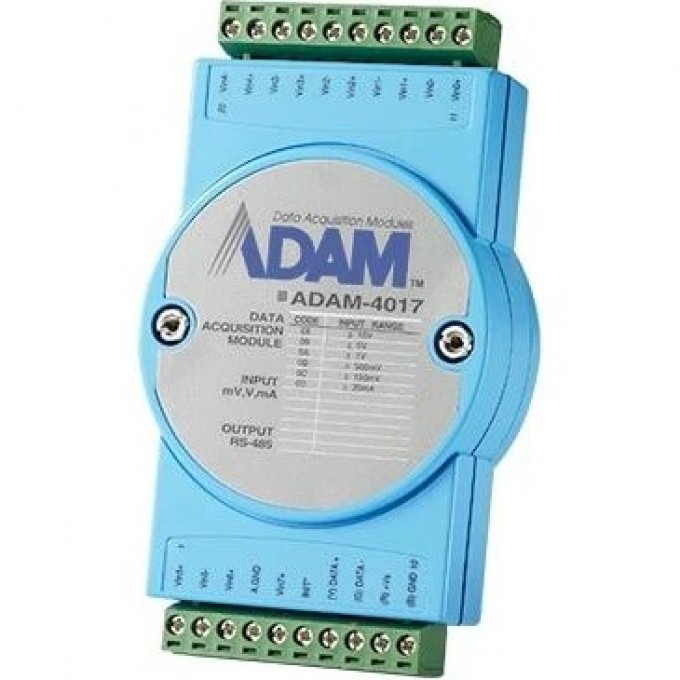 Модуль аналогового ввода ADVANTECH ADAM-4017+ на DIN-рейку ADAM-4017+-E