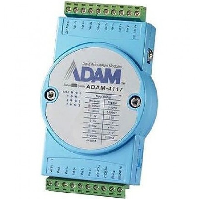 Модуль аналогового ввода ADVANTECH с 8 дифференциальными каналами и Modbus RTU ADAM-4117-B