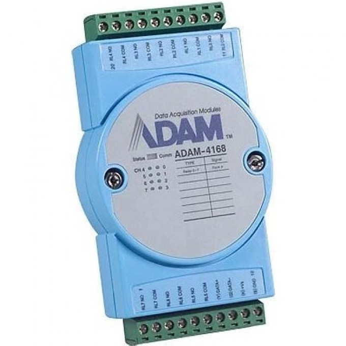 Модуль дискретного вывода ADVANTECH с 8 электромеханическими реле ADAM-4168-AE