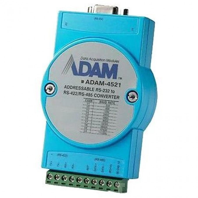 Преобразователь интерфейсов ADVANTECH RS-232/RS-422/485 с изоляцией 1000 В ADAM-4521-AE