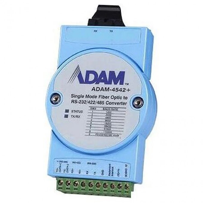 Медиаконвертер ADVANTECH ADAM-4542+ RS-232/422/485 в оптику SC Single-mode ADAM-4542+-BE