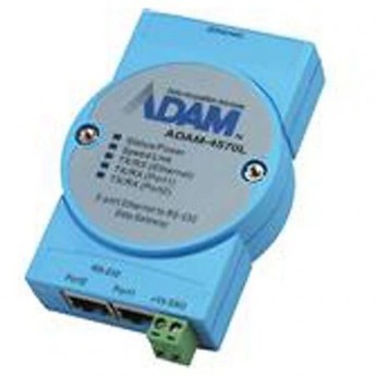 Преобразователь Ethernet ADVANTECH ADAM-4570L с 2 портами RS-232 ADAM-4570L-DE