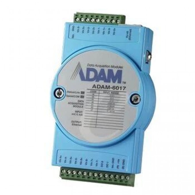 Модуль аналогового ввода ADVANTECH с 8 дифференциальными каналами и Modbus TCP Slave ADAM-6017-CE