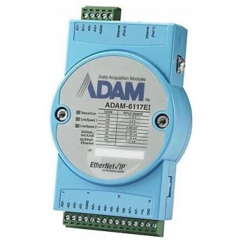 Модуль ввода-вывода аналоговый ADVANTECH ADAM-6117EI с 8 дифференциальными каналами и изоляцией 2500 В ADAM-6117EI-AE