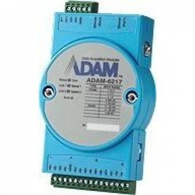 Модуль аналогового ввода ADVANTECH ADAM-6217 с 8 дифференциальными каналами и Modbus TCP Slave ADAM-6217-AE
