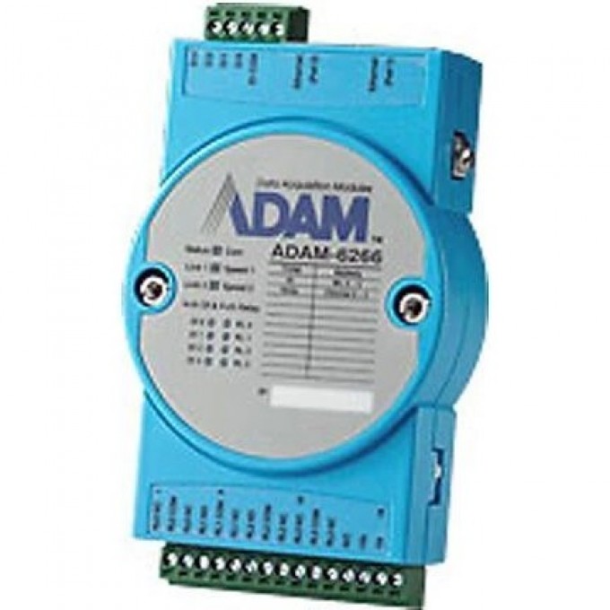 Модуль ввода-вывода ADVANTECH ADAM-6266 с 4 дискретными входами и 4 релейными выходами ADAM-6266-AE