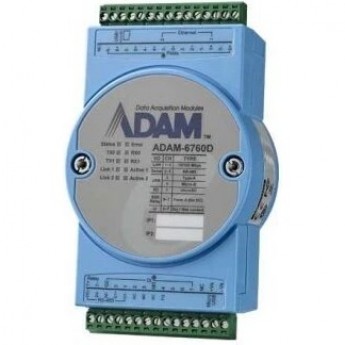 Шлюз ввода-вывода ADVANTECH ADAM-6760D-A с 8 дискретными входами и 8 выходами