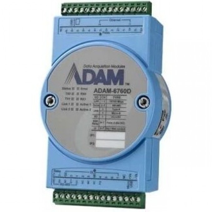 Шлюз ввода-вывода ADVANTECH с 8 дискретными входами и 8 выходами ADAM-6760D-A