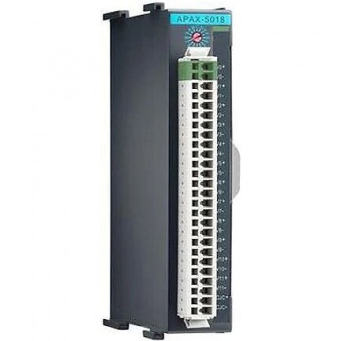 Модуль аналогового ввода ADVANTECH с 12 дифференциальными каналами и 16-битным АЦП APAX-5018-AE