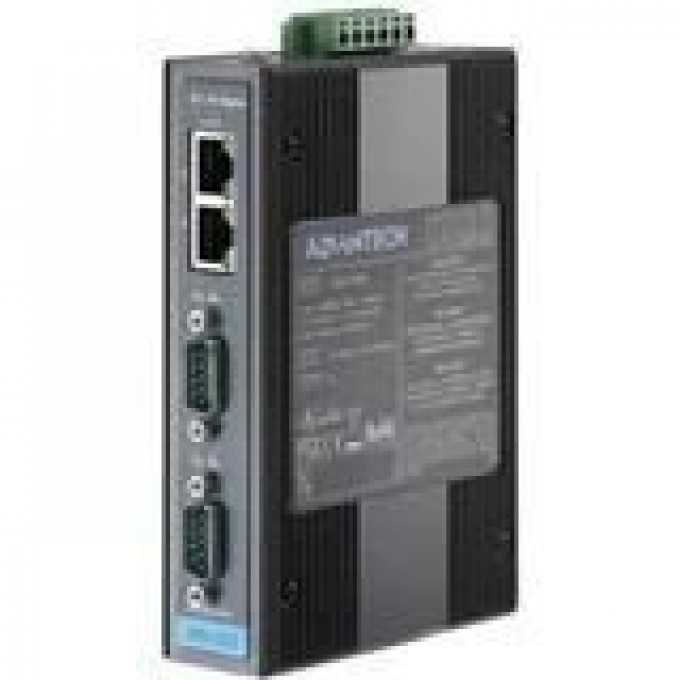 Модуль шлюза данных ADVANTECH EKI-1222CI Modbus TCP/RTU/ASCII 2xRS-232/422/485 2xEthernet EKI-1222CI-BE