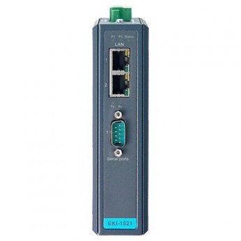 Преобразователь Ethernet ADVANTECH Серия EKI с 1 портом RS-232/422/485 и 2 портами Ethernet EKI-1521CI-BE