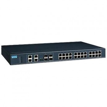 Управляемый коммутатор Ethernet ADVANTECH EKI Серия EKI-2428G-4CI-AE для 19" стойки