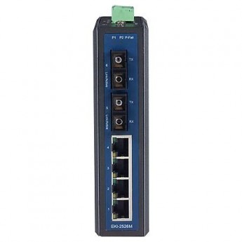 Промышленный коммутатор Ethernet ADVANTECH Серия EKI 6 портов EKI-2526M-ST-AE