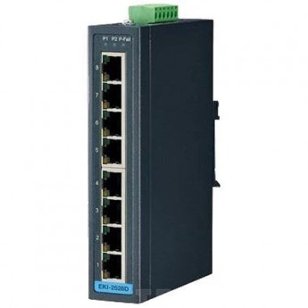 Неуправляемый коммутатор Ethernet ADVANTECH Серия EKI 8 портов 10/100 Мбит/с EKI-2528DI-AE