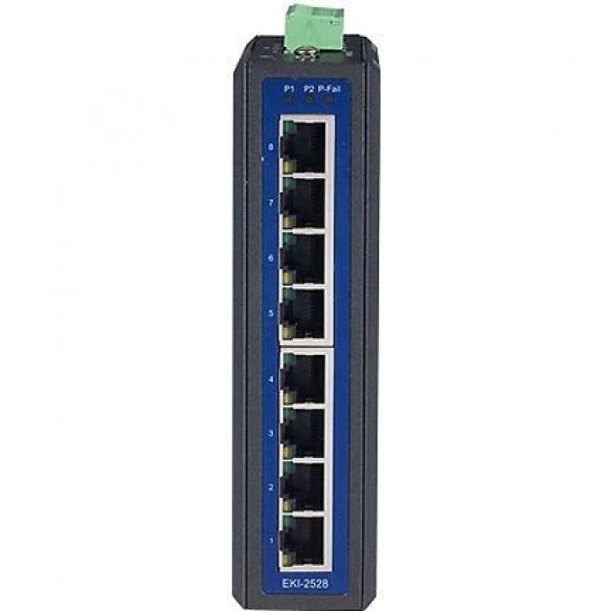 Промышленный коммутатор Ethernet ADVANTECH Серия EKI 8 портов 10/100 Мбит/с EKI-2528I-AE