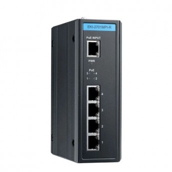 Промышленный коммутатор Ethernet ADVANTECH Серия EKI 5 портов PoE+ IP40 EKI-2701MPI-R-AE