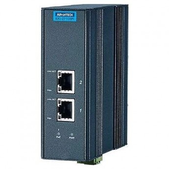 Медиаконвертер Ethernet ADVANTECH EKI Серия с 2 портами 10/100/1000 Мбит/с и 1 портом PoE+ EKI-2711HPI-AE
