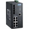 Неуправляемый коммутатор Gigabit Ethernet ADVANTECH EKI Серия с 8 портами PoE+ и 4 SFP портами EKI-2712G-4FPI-AE