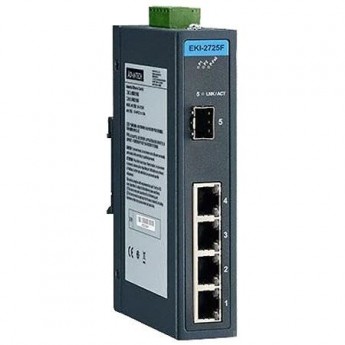 Неуправляемый коммутатор Ethernet ADVANTECH Серия EKI 5 портов EKI-2725FI-AE