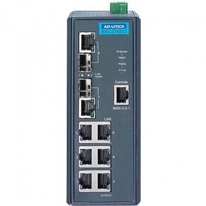 Управляемый коммутатор Ethernet ADVANTECH EKI Серия EKI-2748CI EKI-2748CI-AE