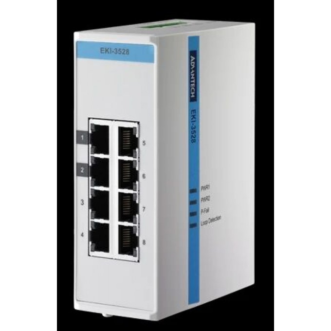Коммутатор Ethernet ADVANTECH Серия EKI 8 портов EKI-3528-AE