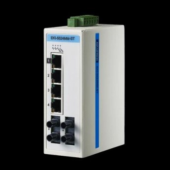 Промышленный коммутатор ADVANTECH ProView с 6 портами 10/100 Мбит/с EKI-5524MM-ST-AE