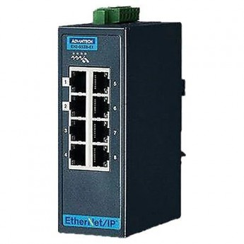Управляемый коммутатор Ethernet ADVANTECH Серия EKI 8 портов 10/100 Мбит/с EKI-5528-EI-AE