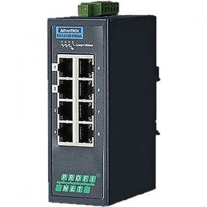 Управляемый коммутатор Ethernet ADVANTECH EKI Серия EKI-5528 с 8 портами 10/100 Мбит/с PROFINET EKI-5528-PNMA-AE