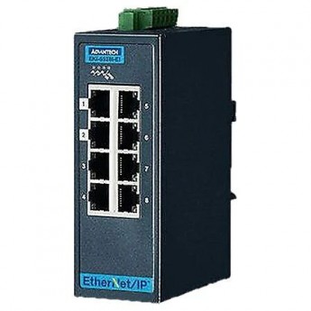 Промышленный управляемый коммутатор Ethernet ADVANTECH Серия EKI 8 портов 10/100 Мбит/с EKI-5528I-EI-AE