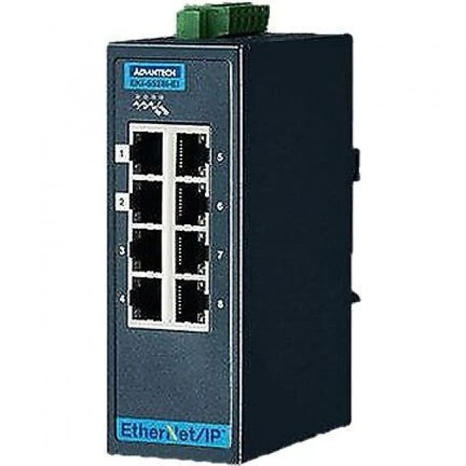 Промышленный управляемый коммутатор Ethernet ADVANTECH Серия EKI 8 портов 10/100 Мбит/с EKI-5528I-EI-AE