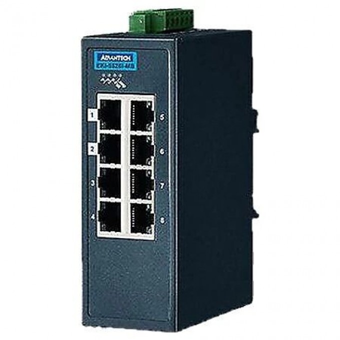 Промышленный управляемый коммутатор Ethernet ADVANTECH Серия EKI 8 портов 10/100 Мбит/с EKI-5528I-MB-AE