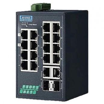 Управляемый промышленный коммутатор ADVANTECH ProView 18 портов EKI-5626C-PN-AE