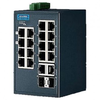 Управляемый промышленный коммутатор Ethernet ADVANTECH EKI-5626CI-MB , 18 портов, DIN-рейка/стена EKI-5626CI-MB-AE