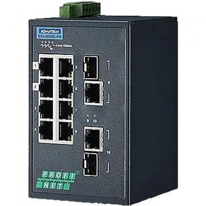Промышленный управляемый коммутатор Ethernet ADVANTECH Серия EKI 10 портов PROFINET EKI-5629C-PN-AE