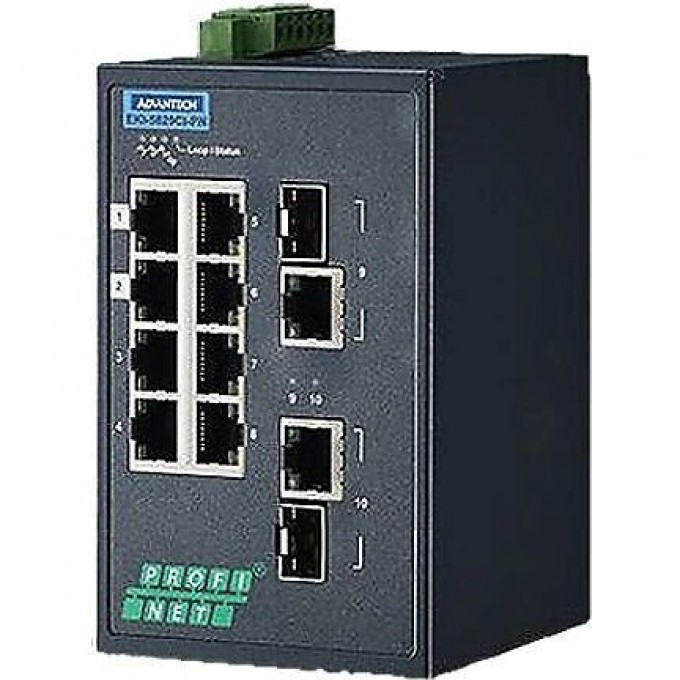 Промышленный управляемый коммутатор Ethernet ADVANTECH Серия EKI 10 портов EKI-5629CI-PN-AE
