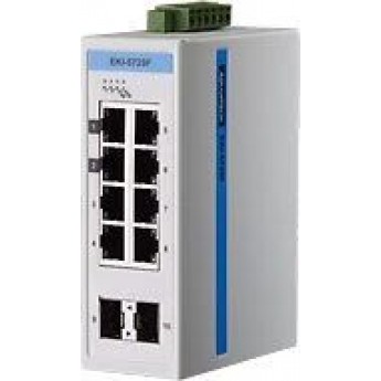 Промышленный коммутатор Ethernet ADVANTECH Серия EKI 8 портов 10/100/1000 Мбит/с + 2 SFP EKI-5729F-AE