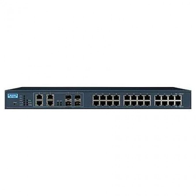 Управляемый PoE-коммутатор ADVANTECH EKI Серия 28 портов 10/100/1000 Мбит/с EKI-7428G-4CPI-AE