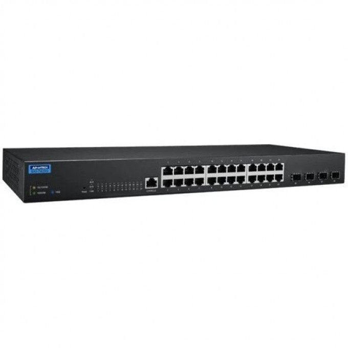 Управляемый коммутатор Ethernet ADVANTECH EKI Серия 24xRJ45 4xSFP+ 10 Гбит/с EKI-7428G-4X-AE