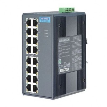 Промышленный коммутатор Ethernet ADVANTECH EKI Серия 16 портов 10/100 Мбит/с EKI-7526I-AE