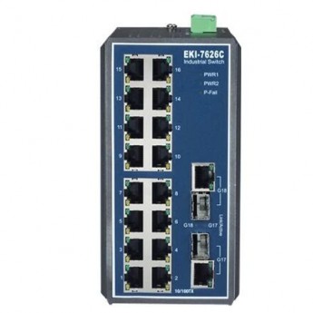 Коммутатор Ethernet ADVANTECH Серия EKI 18 портов EKI-7626C-AE