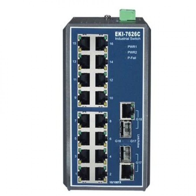 Промышленный коммутатор Ethernet ADVANTECH EKI Серия 18 портов EKI-7626CI-AE