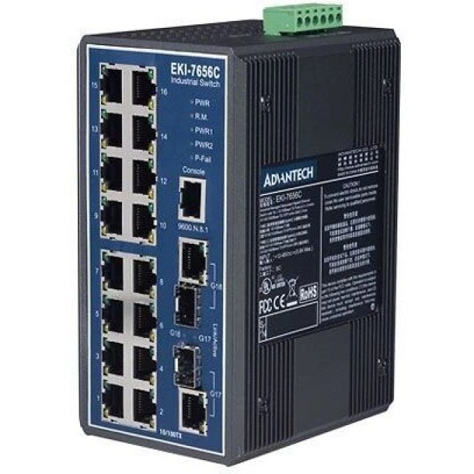 Управляемый коммутатор Ethernet ADVANTECH EKI Серия EKI EKI-7656CI-AE