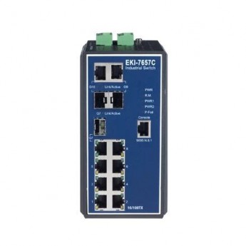 Управляемый коммутатор Ethernet ADVANTECH EKI-7657CI с 10 портами (3xCombo, 7xRJ-45) EKI-7657CI-AE