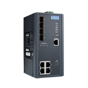 Управляемый коммутатор Ethernet ADVANTECH EKI-7708E с 4 портами PoE+ и 4 SFP Gigabit Ethernet EKI-7708E-4FPI-AE