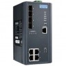 Управляемый коммутатор Ethernet ADVANTECH EKI-7708E с 4 портами PoE+ и 4 SFP Gigabit Ethernet EKI-7708E-4FPI-AE
